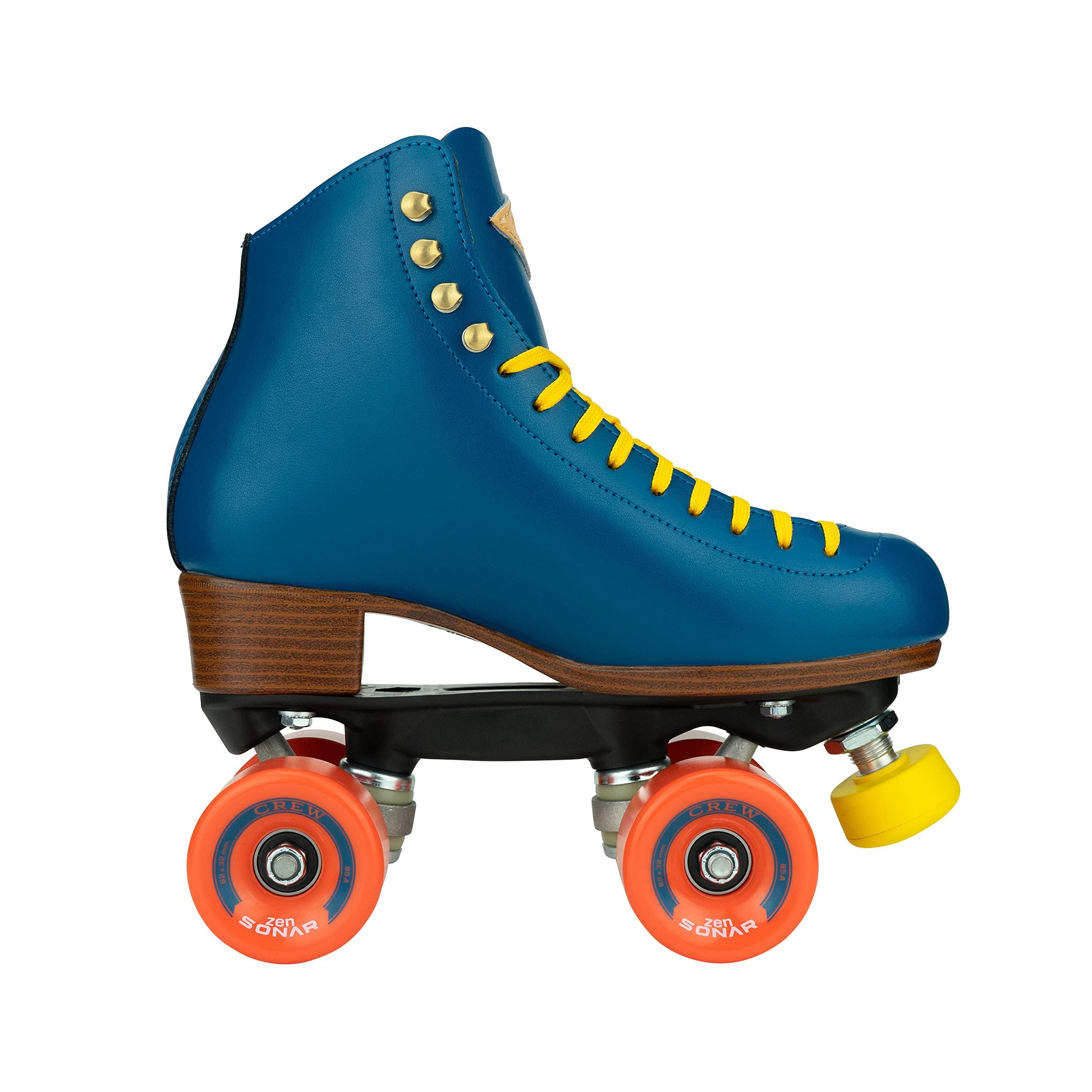 Riedell Crew Roller Skates for Women and Men - Colorful Outdoor Roller Skates with Moisture-Wicking Lining, Padding, and a High-Top Precision Fit - Image 4