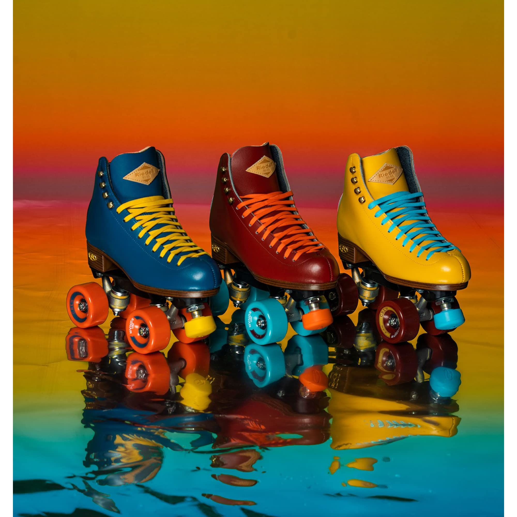 Riedell Crew Roller Skates for Women and Men - Colorful Outdoor Roller Skates with Moisture-Wicking Lining, Padding, and a High-Top Precision Fit - Image 7