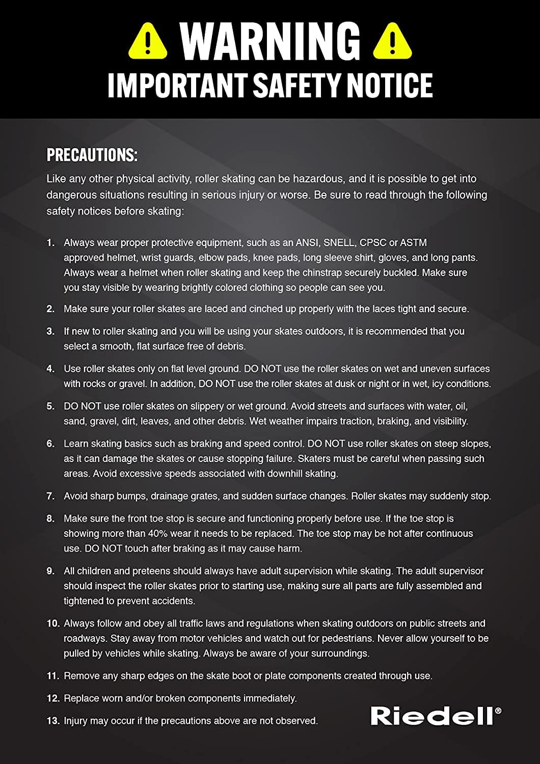 Riedell Crew Roller Skates for Women and Men - Colorful Outdoor Roller Skates with Moisture-Wicking Lining, Padding, and a High-Top Precision Fit - Image 9