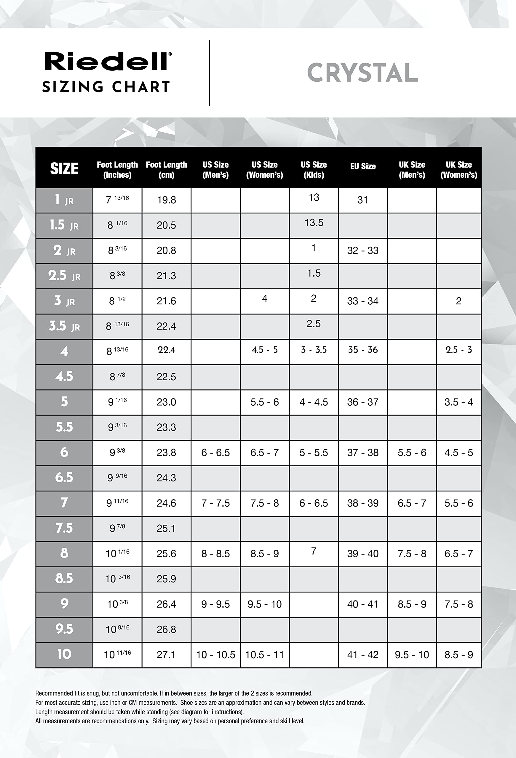 Riedell Crystal Adult Ice Skates for Women and Men - Sleek, Competitive Ice Skates with Moisture-Wicking Dri-Lex Lining and Stainless Steel Blade - Image 8