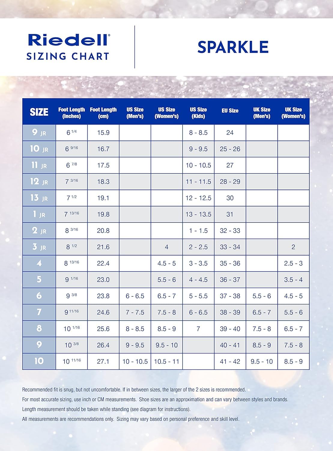 Riedell Sparkle Junior Kids Ice Skates for Girls and Boys - Beautiful, Supportive Uppers with Glitter Accents, PVC Soles, and Stainless Steel Blades - Image 6