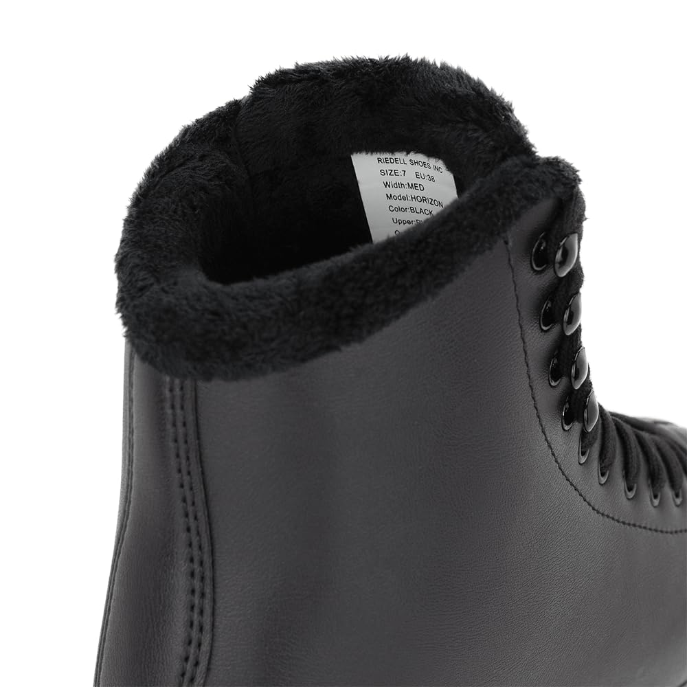 Riedell Unisex Horizon Recreational Ice Skates - Supportive Uppers with Plush Padded Lining, Smooth Stainless Steel Blades, and PVC Soles - Image 5