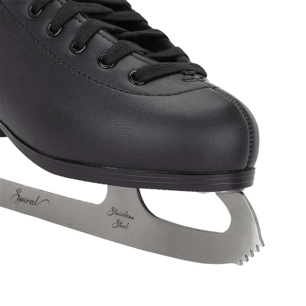 Riedell Unisex Horizon Recreational Ice Skates - Supportive Uppers with Plush Padded Lining, Smooth Stainless Steel Blades, and PVC Soles - Image 6